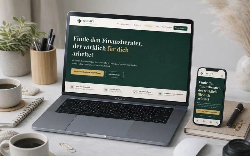 Smart Finanzberatung – Lead-Gen für Honorarberater