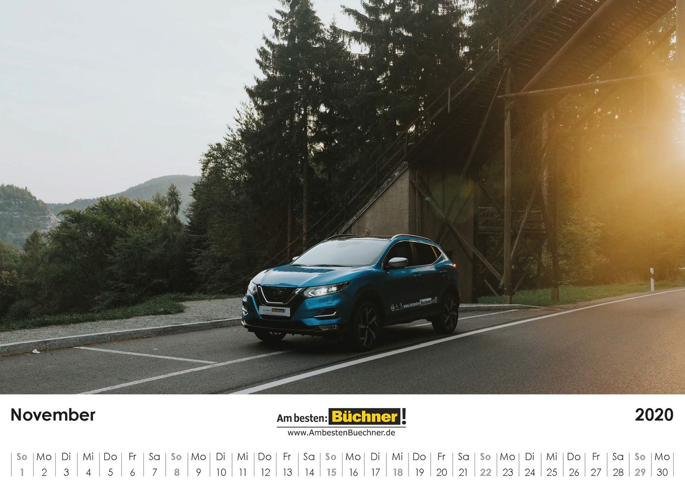 Kalenderproduktion Autohaus Büchner - Restored Image