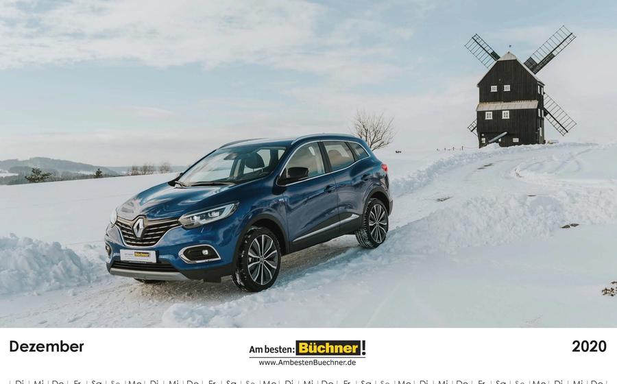 Kalenderproduktion Autohaus Büchner