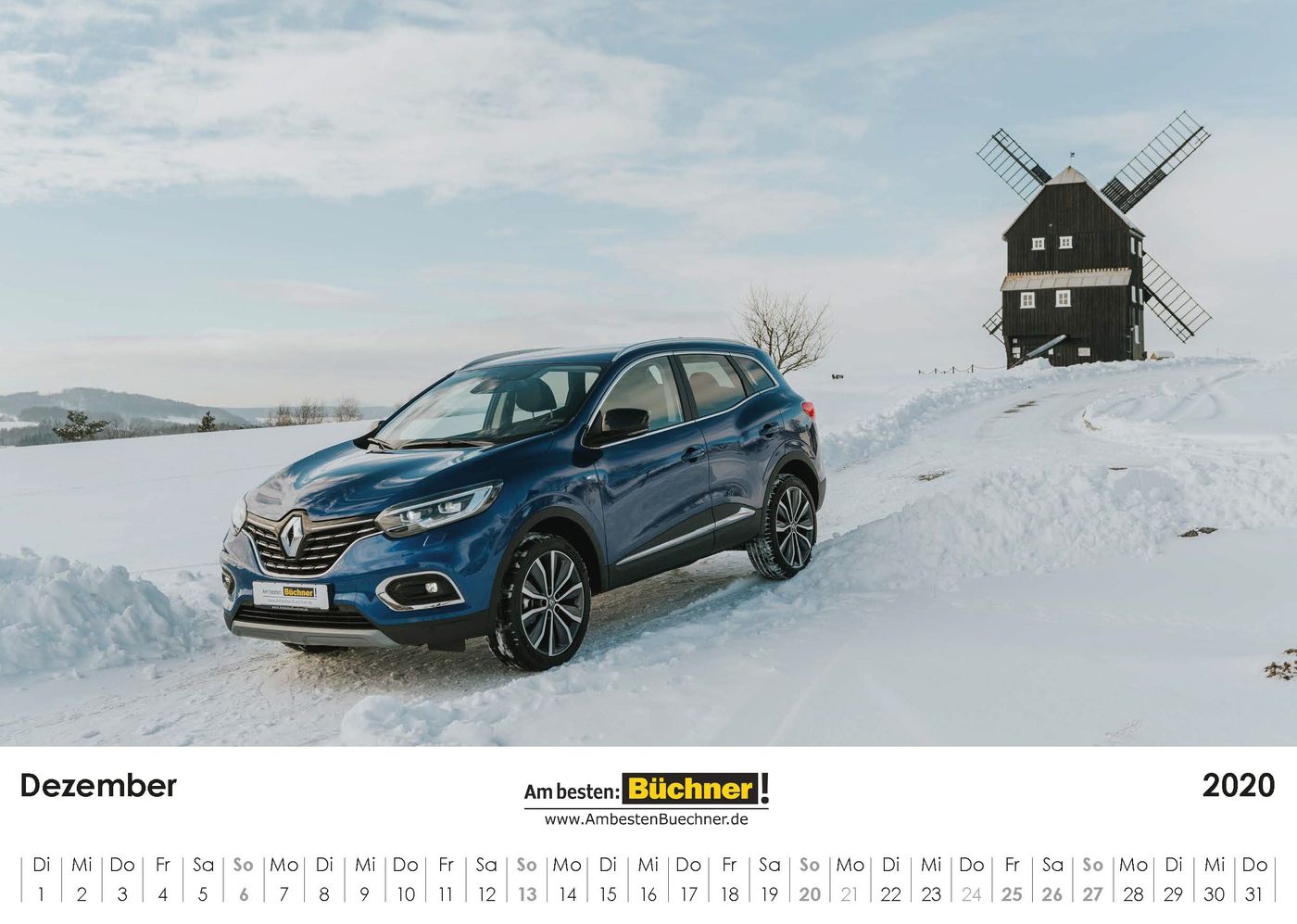 Kalenderproduktion Autohaus Büchner - Restored Image