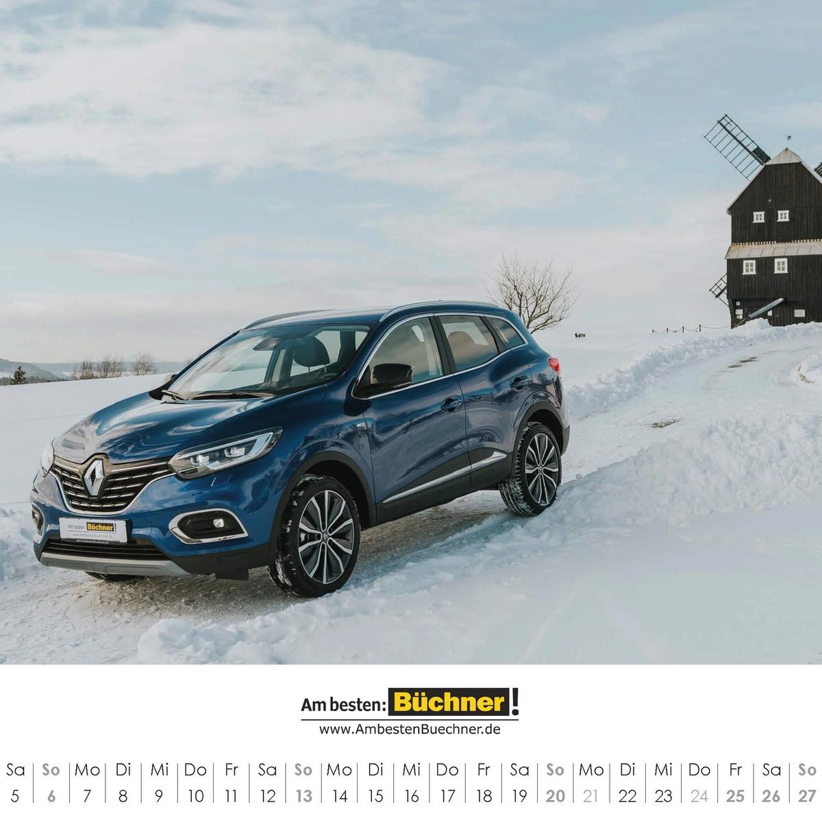 Kalenderproduktion Autohaus Büchner