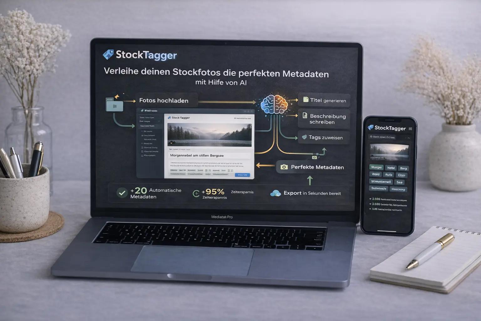 StockTagger – AI-Metadaten für Stock-Fotografie