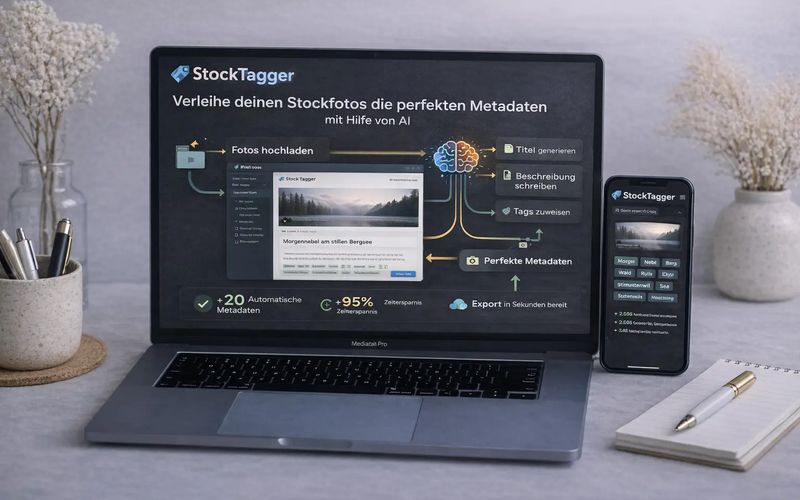 StockTagger – AI-Metadaten für Stock-Fotografie