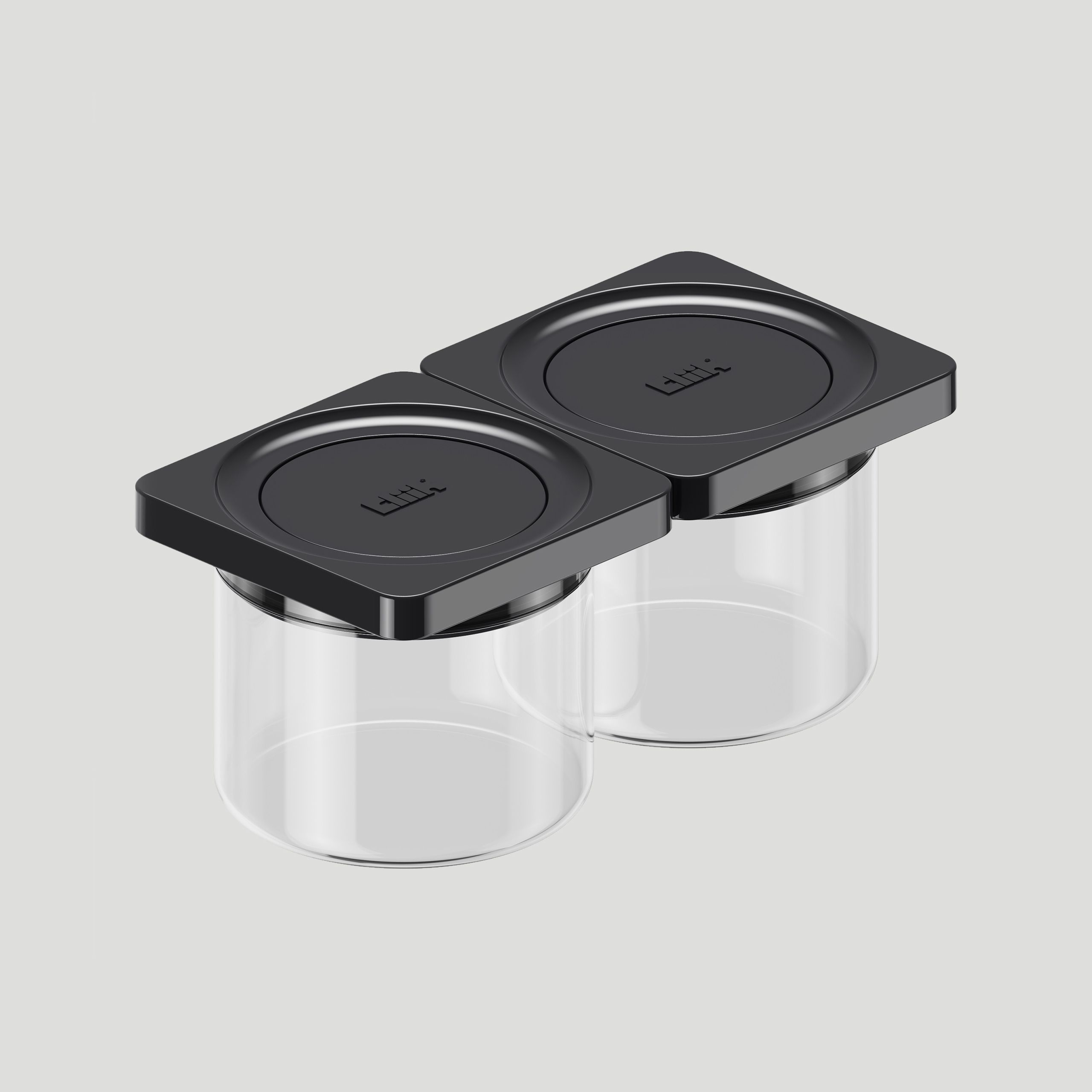Press Glass Small 2-Pack
