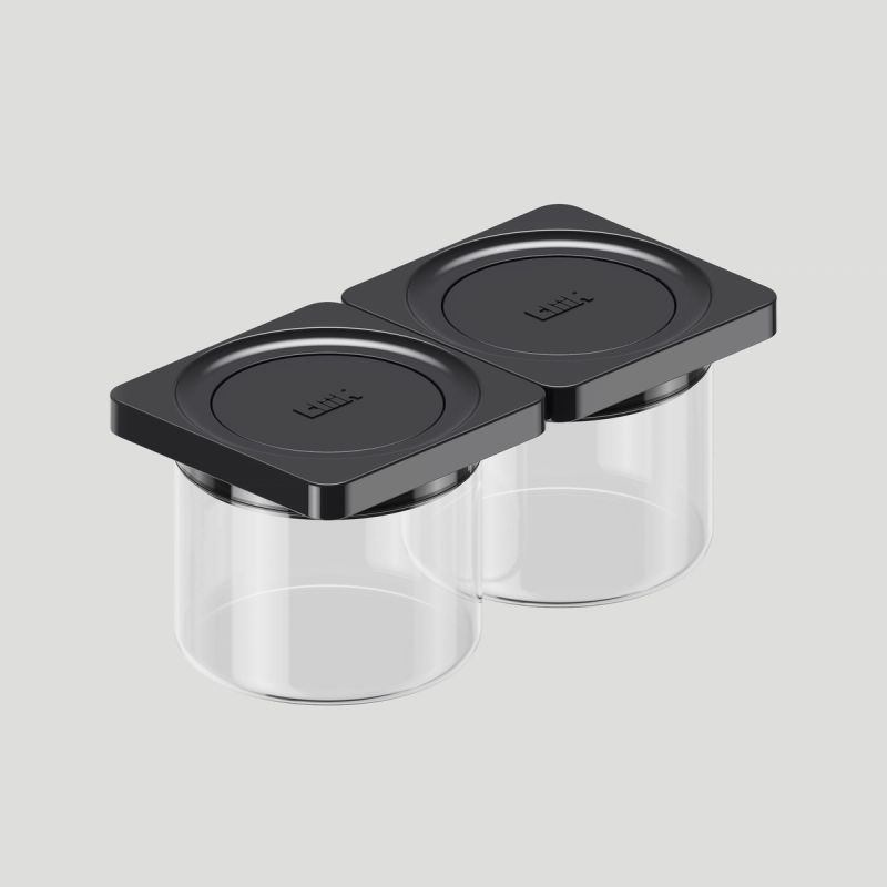 Press Glass Small 2 Pack