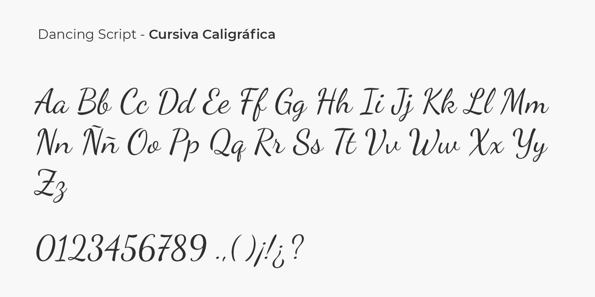 Dancing Script