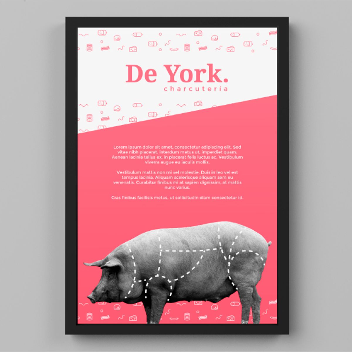 Cartel para charcutería