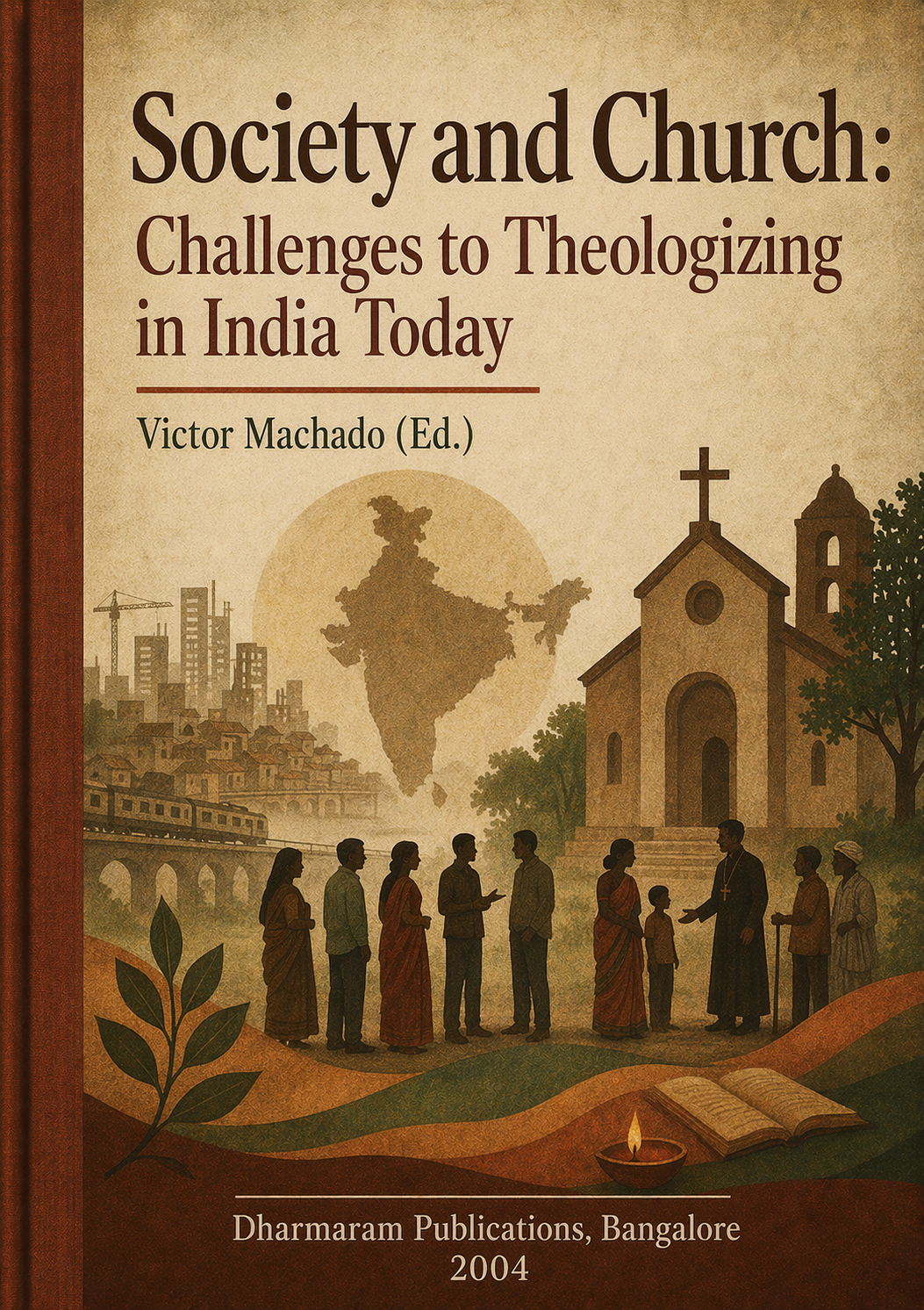 Cover of Society and Church: Challenges to Theologizing in India Today