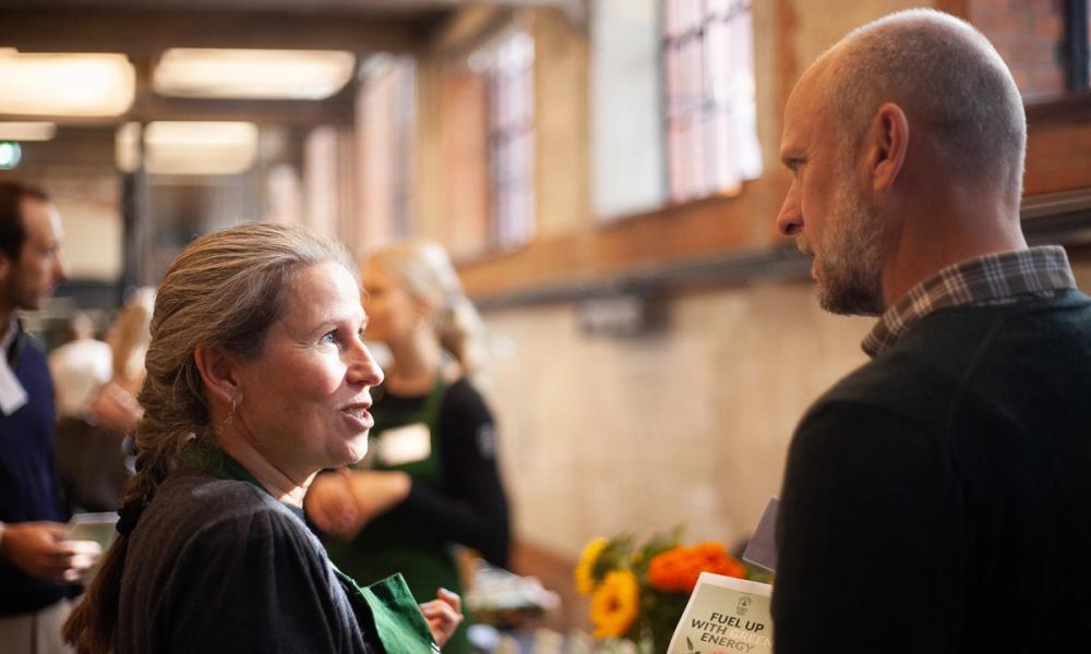 To deltagere på Future Foods-konferansen