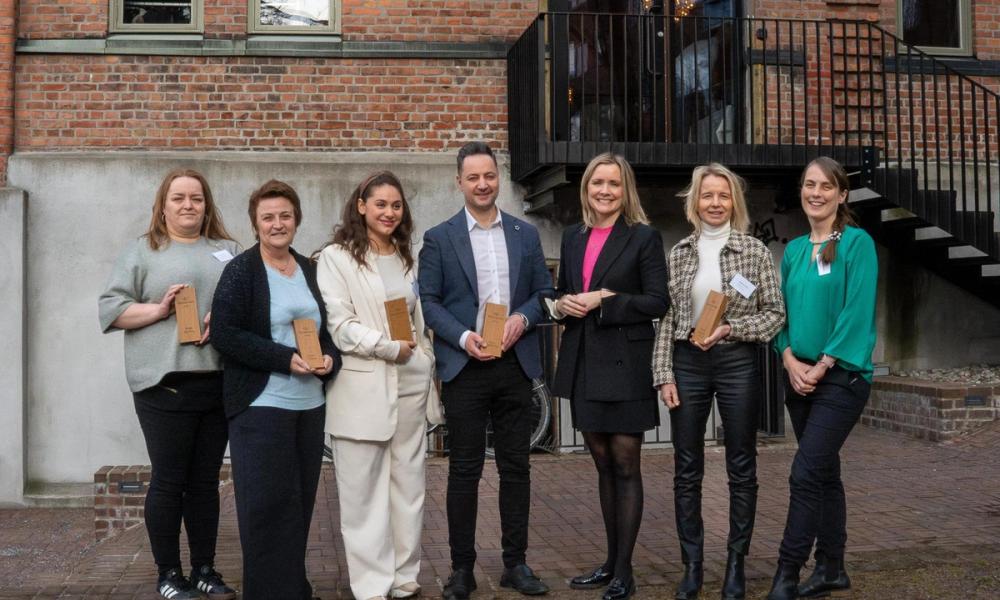 Bilde av noen av vinnerne av Planteprisen 2025.