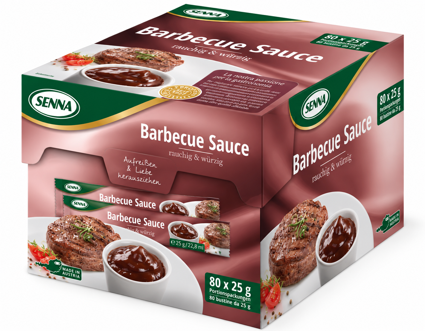 SENNA BARBECUE SOS 80x25g
