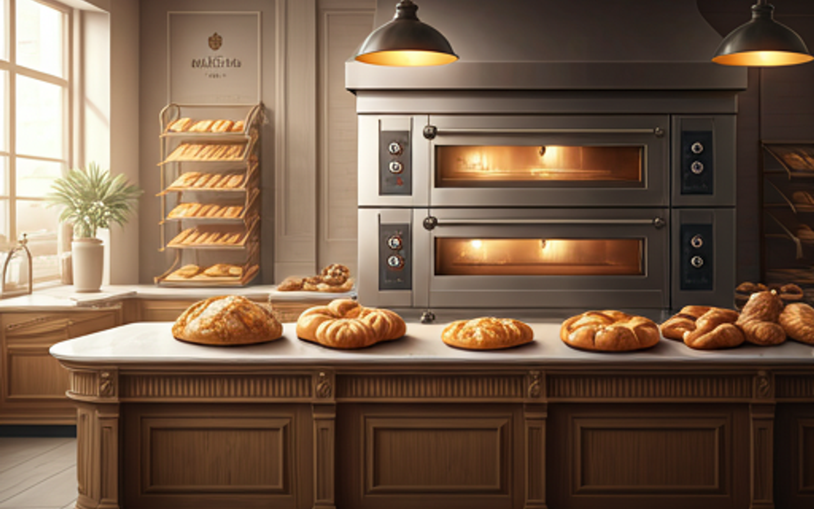 Premium modern bakery interior