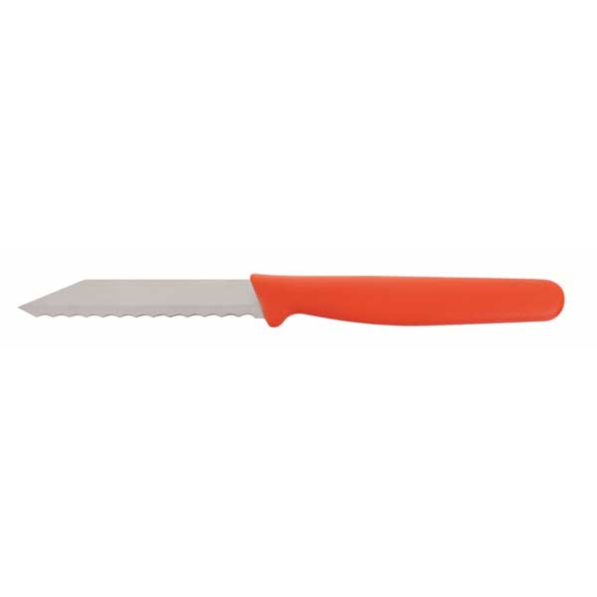 Orange roll and pastry knife