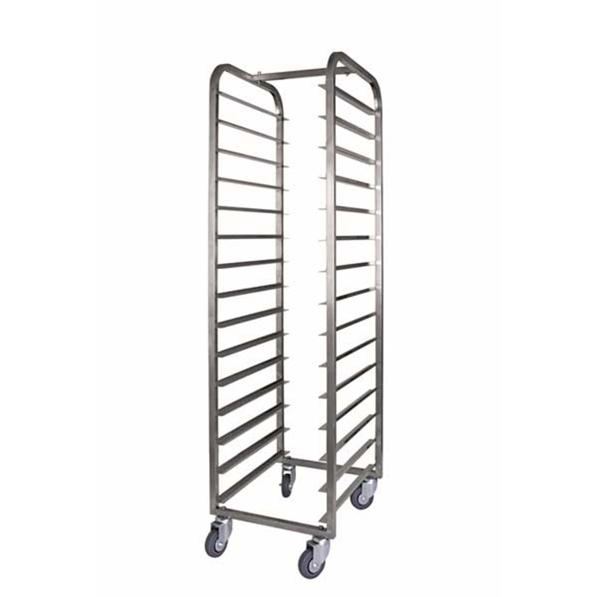 Large baking tray trolley with 20 trays