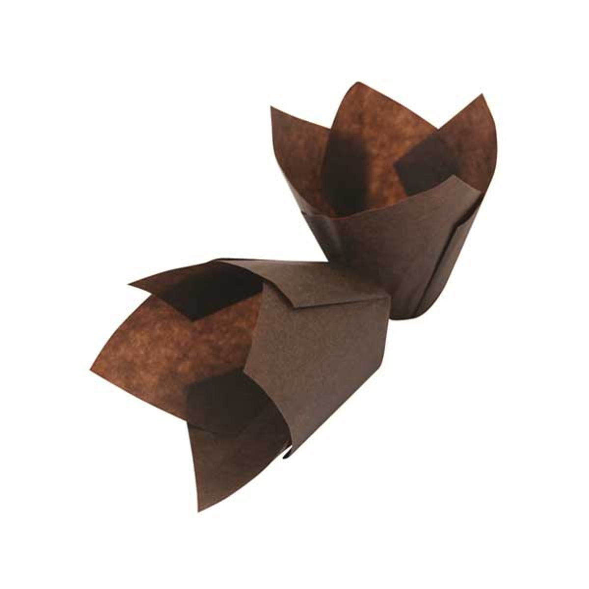 Papirići za muffine – Smeđi