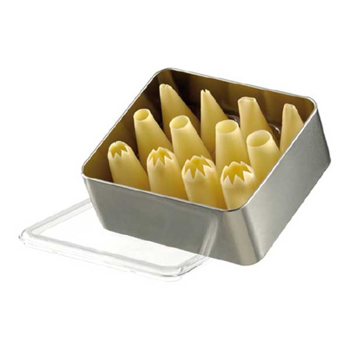 Piping tip set for piping bags 12/12