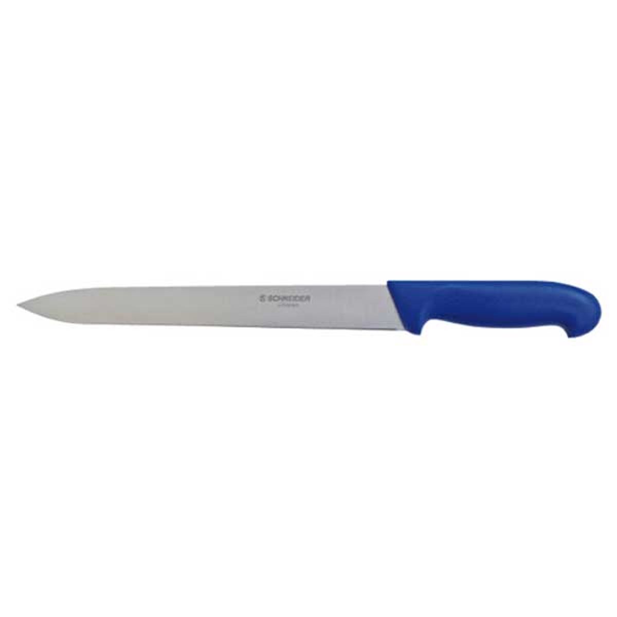Straight blue pastry knife 31 cm