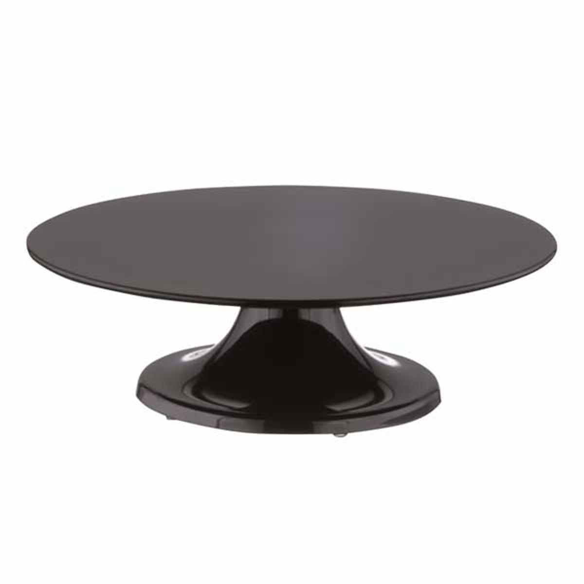 Black decorative cake board