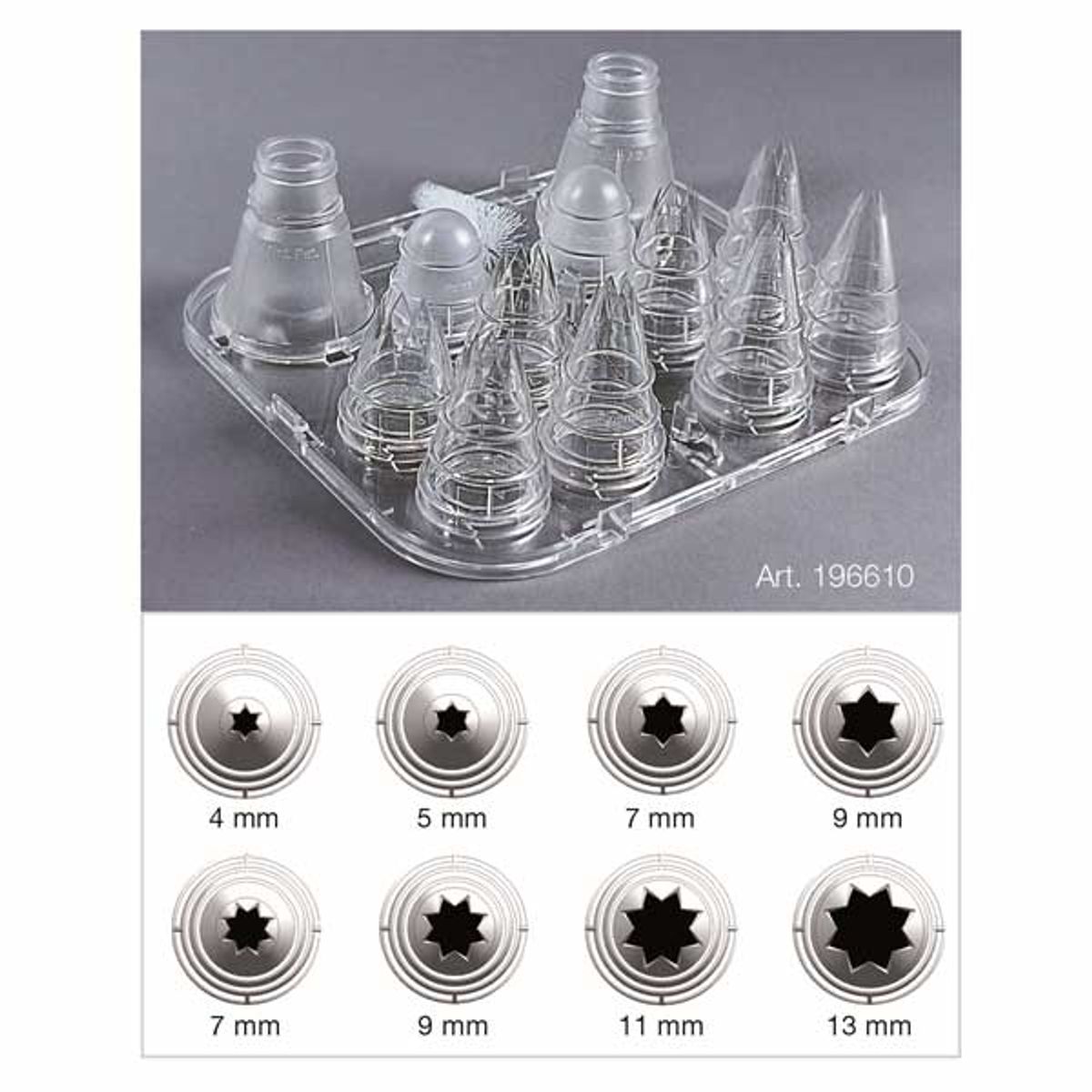 Set nastavaka za dresir kese – providni 2
