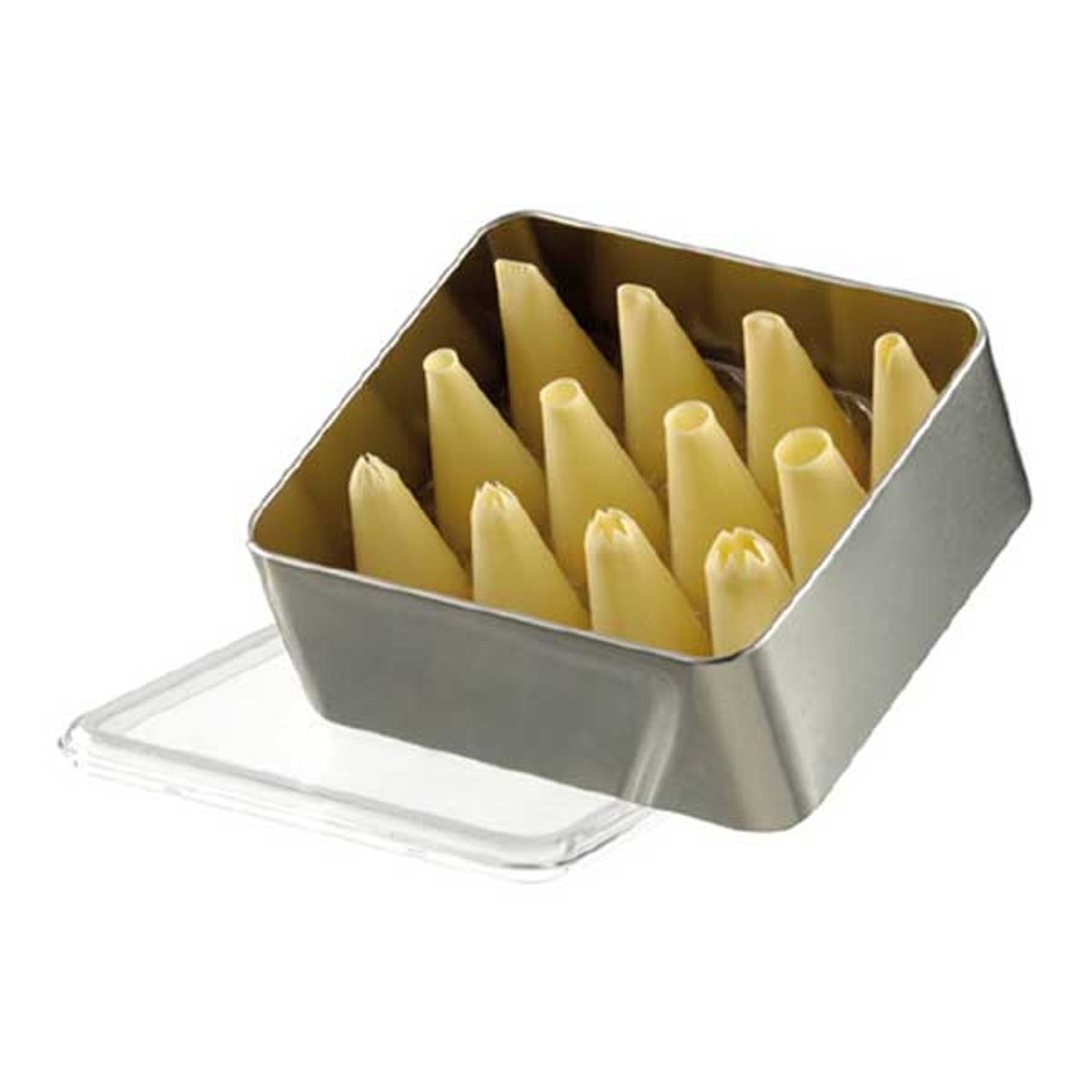Piping tip set for piping bags 12/1