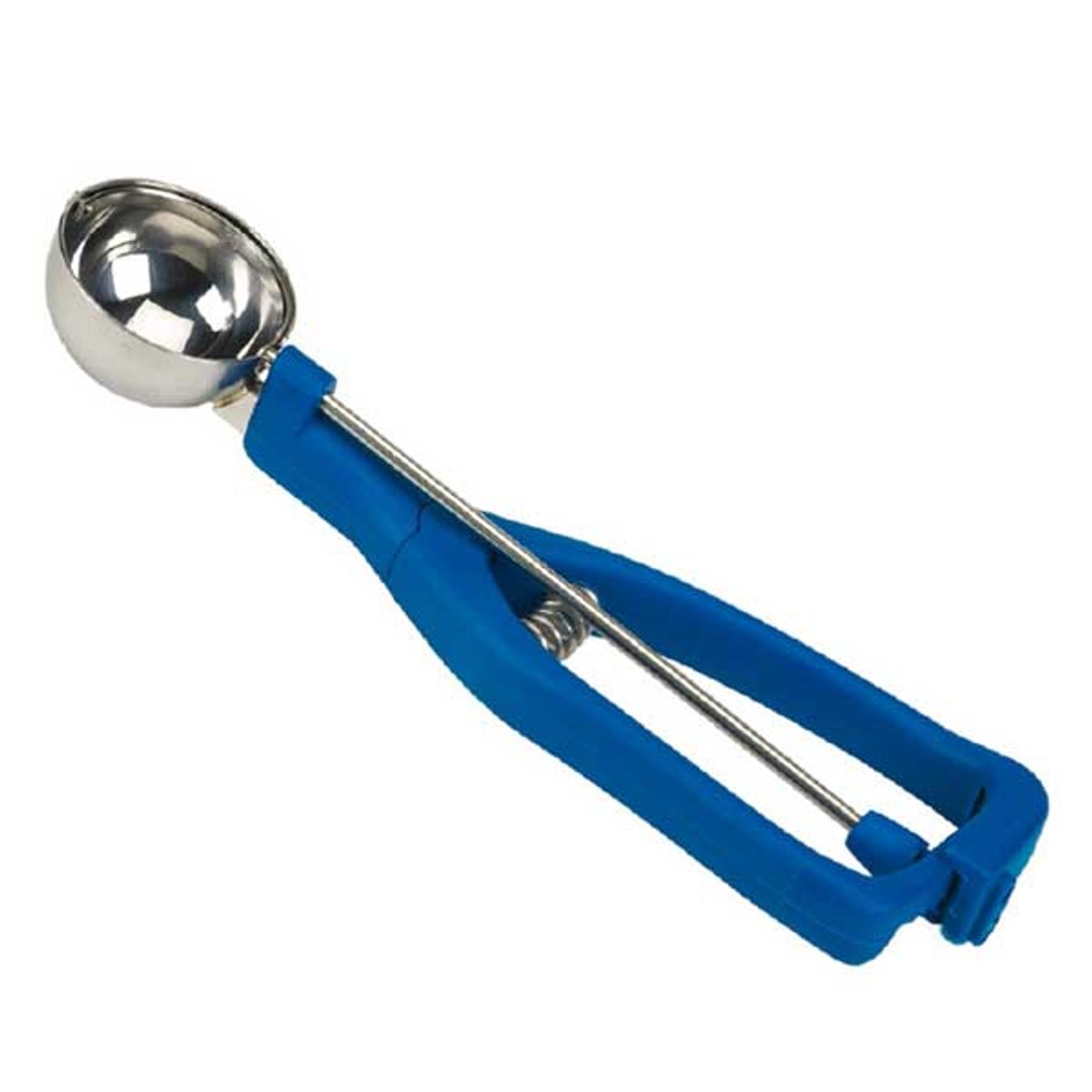 Mechanical-release ice cream scoop for consistent portions