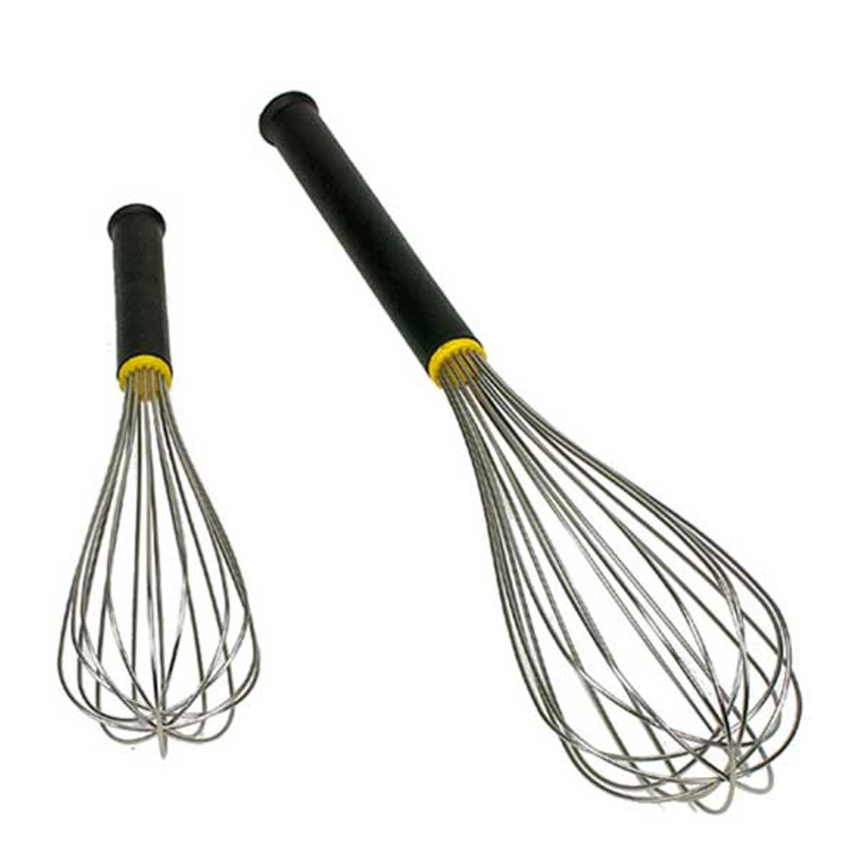 Yellow dough whisk for professional mixing