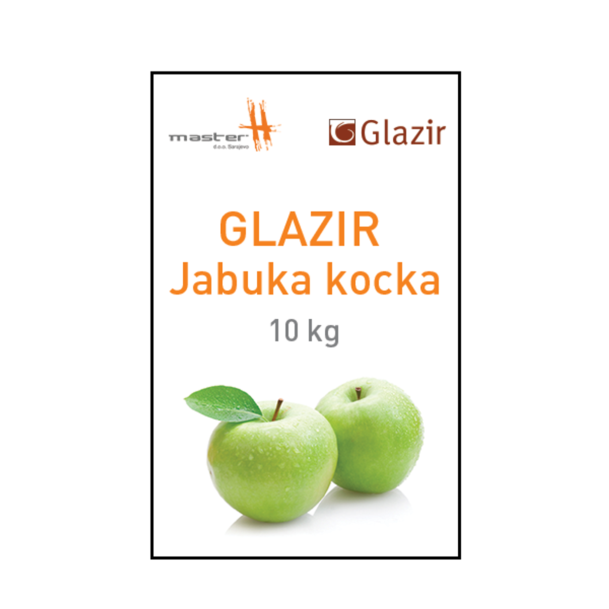 GLAZIR apple cubes