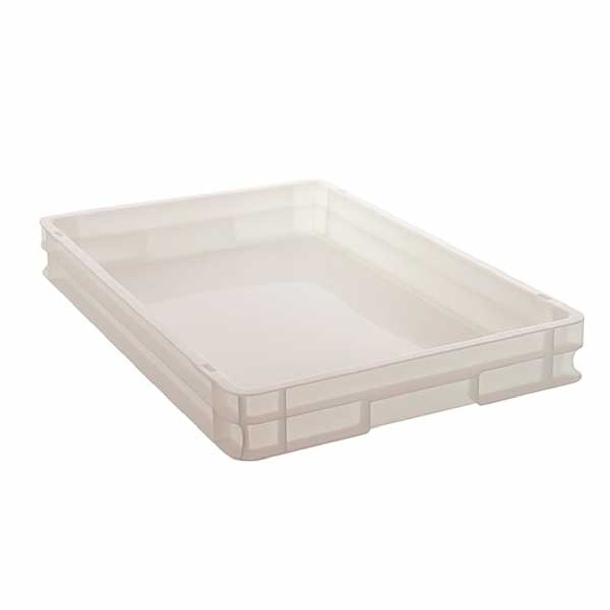 Plastic dough storage container