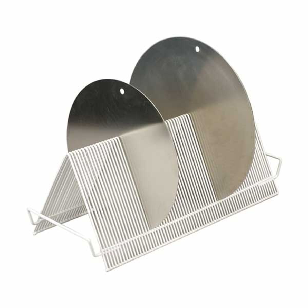 White cake plate holder