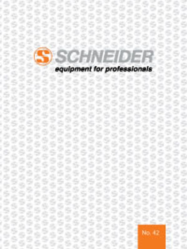 Schneider catalog 2018 cover