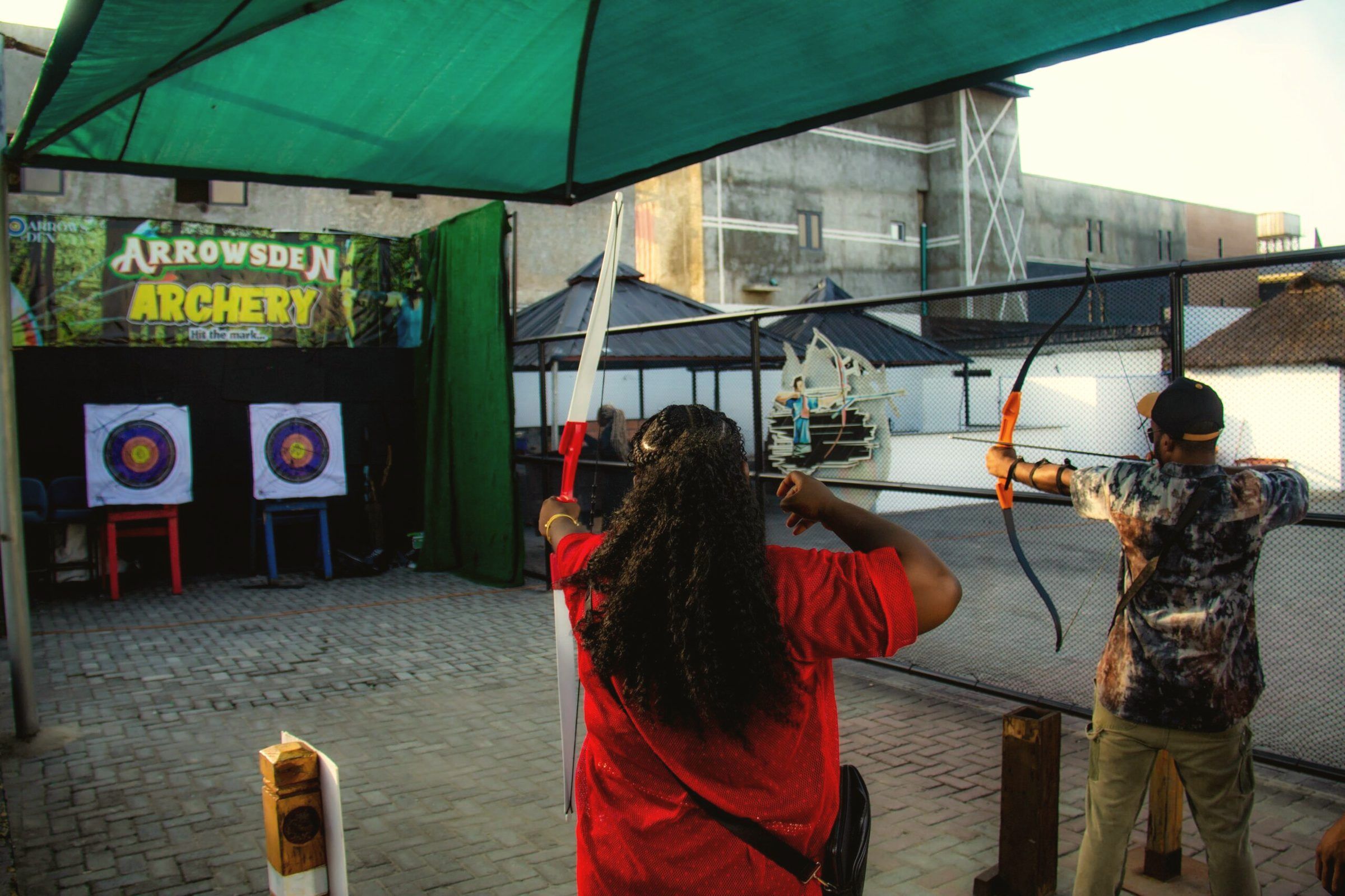 Archery on the beach at Wave