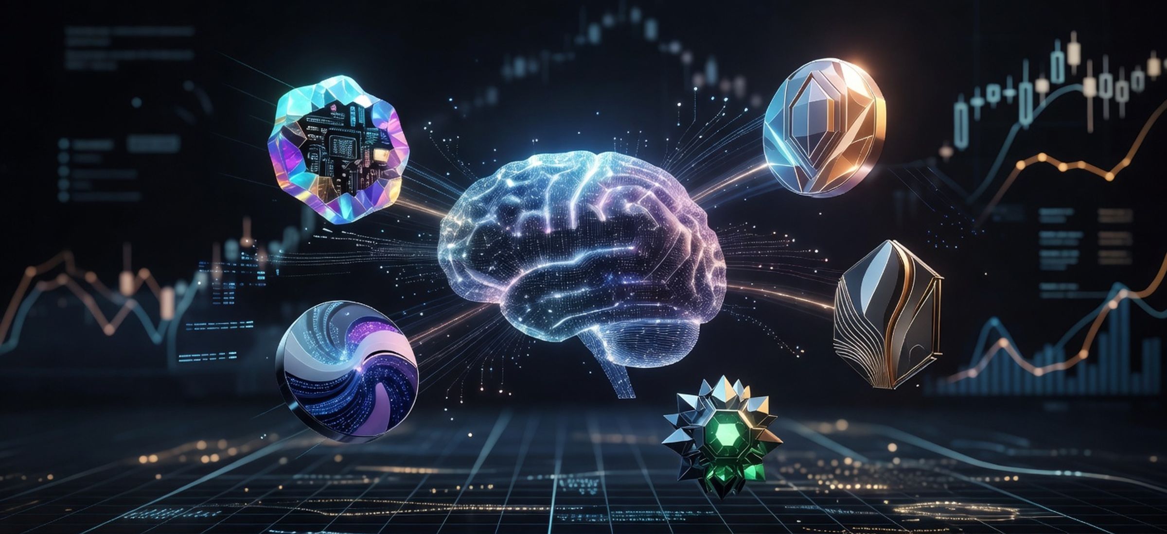 Editorial hero image for AI Crypto: The 5 Best AI Tokens to Watch in 2025