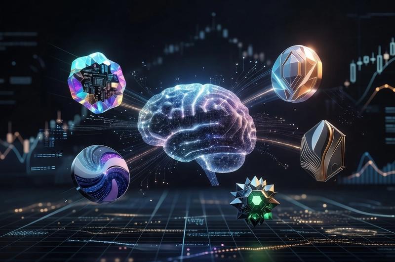 Editorial hero image for AI Crypto: The 5 Best AI Tokens to Watch in 2025