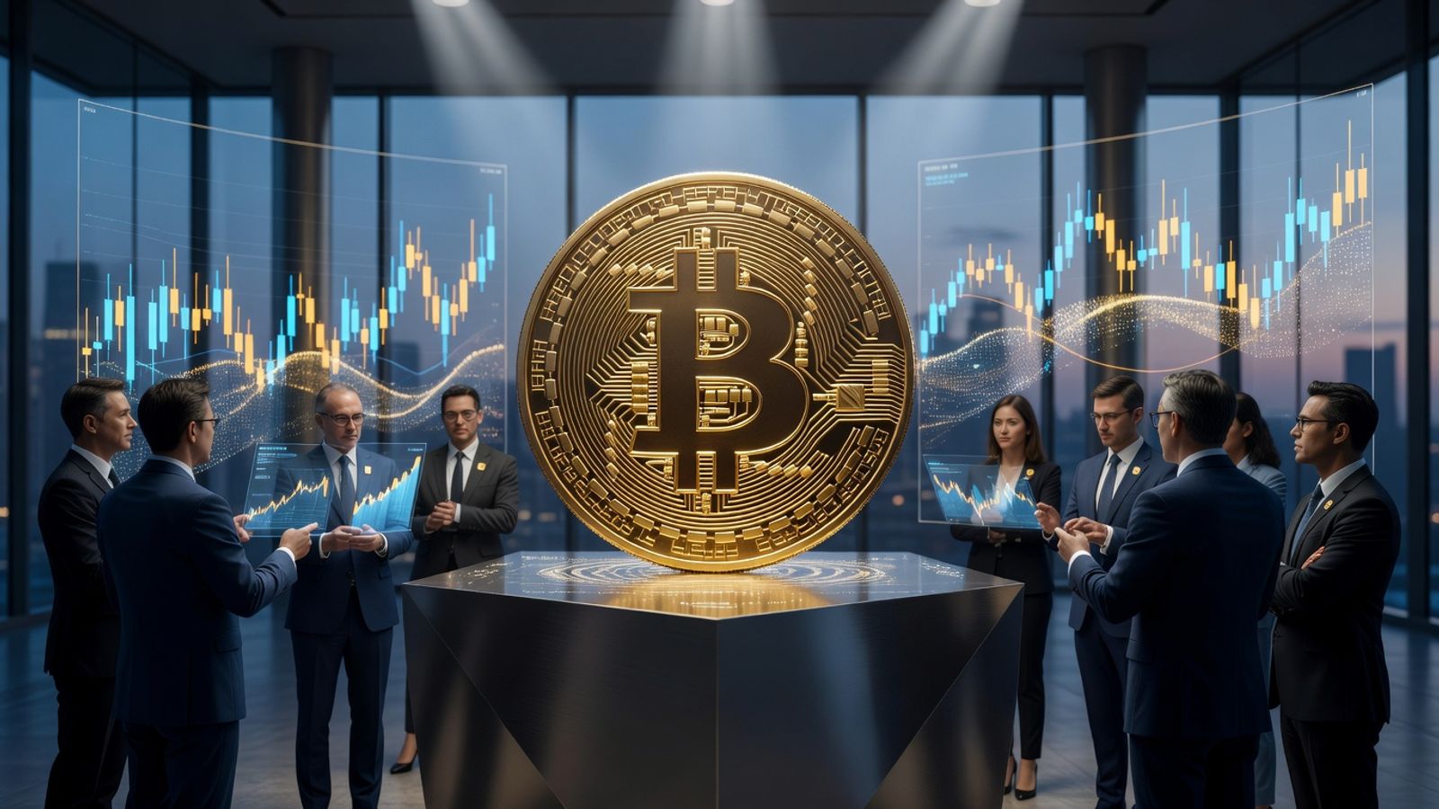 Editorial hero image for How Bitcoin ETFs Are Reshaping Institutional Crypto Adoption