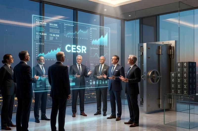 Editorial hero image for CESR and Insurance: How Institutional-Grade ETH Staking Is Redefining TradFi Adoption