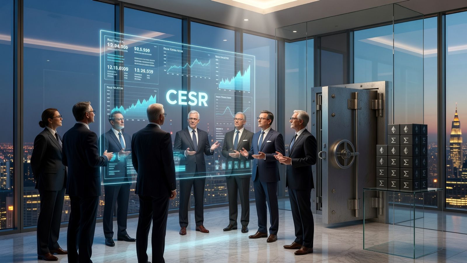 Editorial hero image for CESR and Insurance: How Institutional-Grade ETH Staking Is Redefining TradFi Adoption