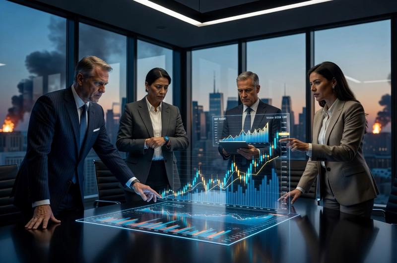 Editorial hero image for Wall Street Accelerates Crypto Amid Turmoil