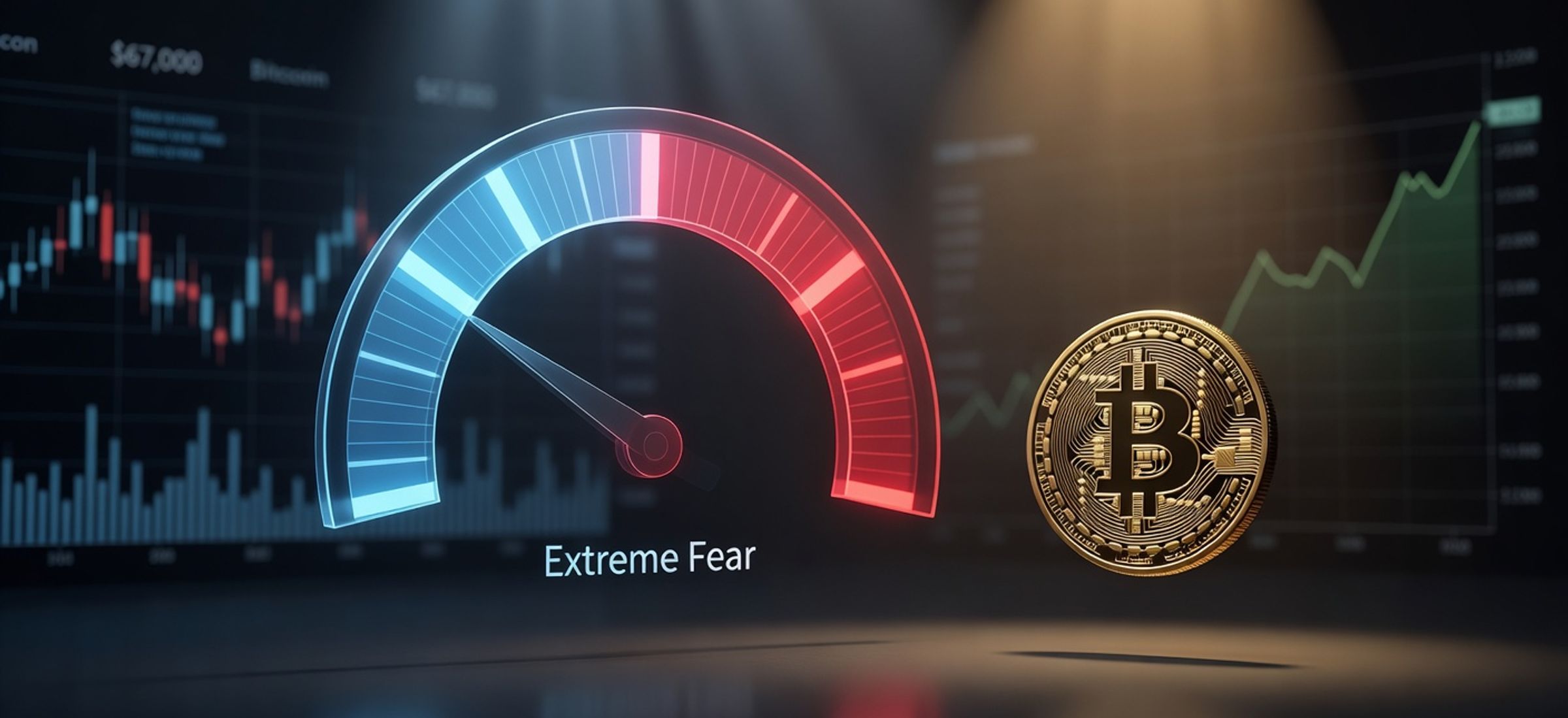 Editorial hero image for Fear and Greed Index Hits 8: Why Extreme Fear at $67K Could Be a Buying Signal