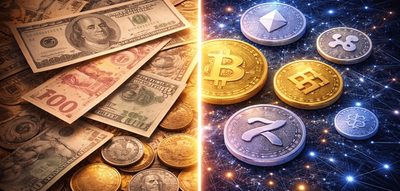 Criptomonedas vs. Papel-moneda