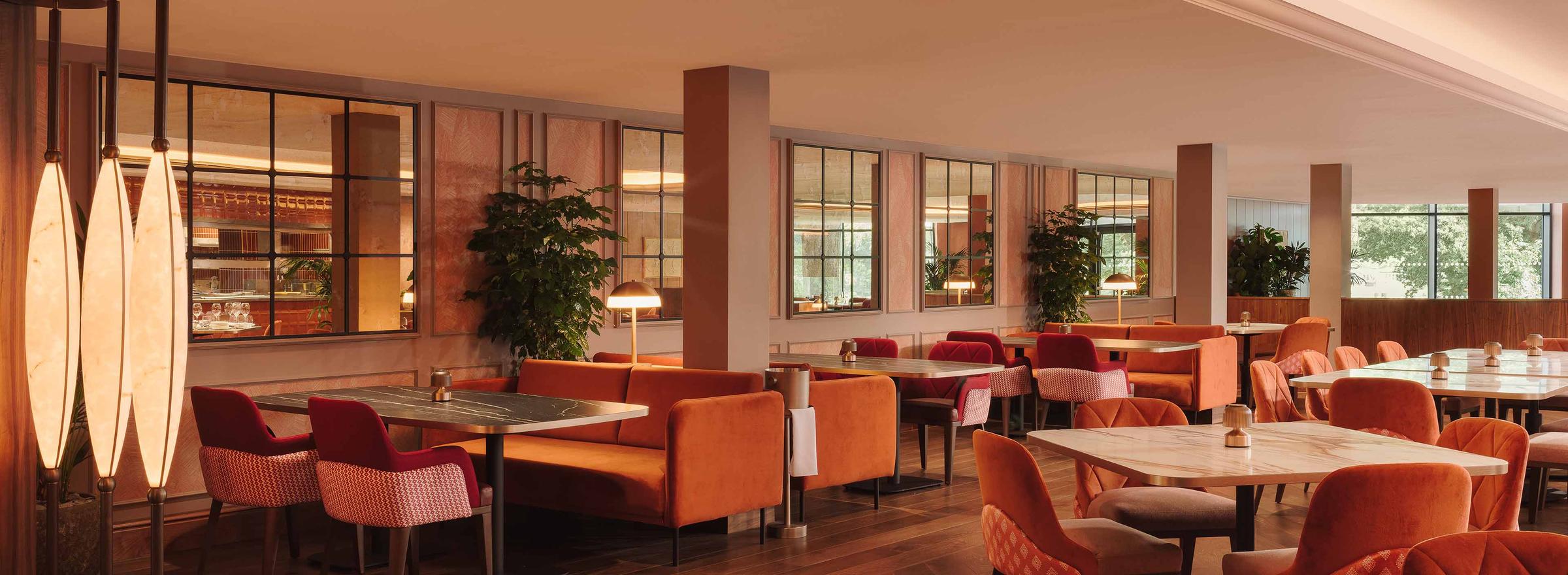 The dining room at Gordon Ramsay at The Mere
