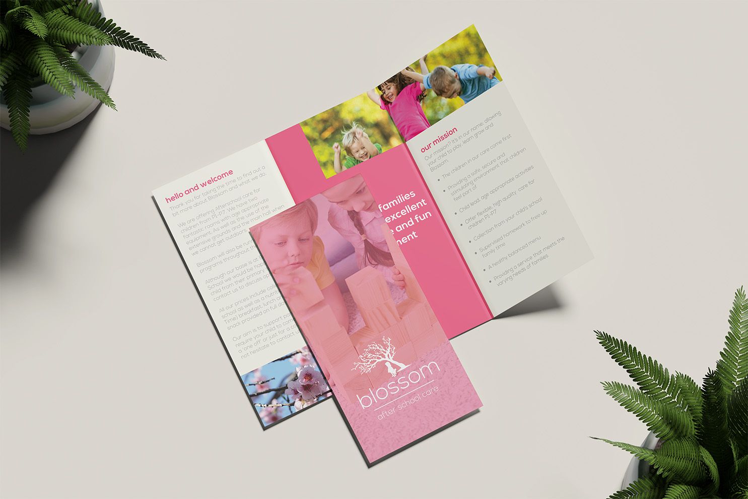 Blossom Daycare mockup 2