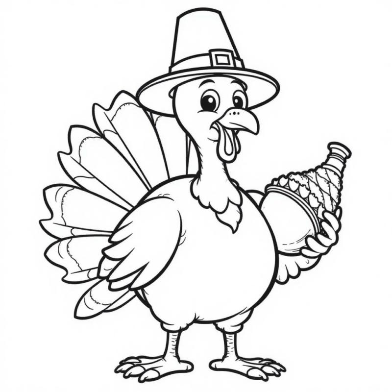 Turkey Coloring book