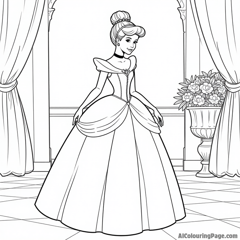 Cinderella at the ball