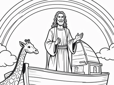 Free Noahs-ark Coloring Pages – free printable coloring page