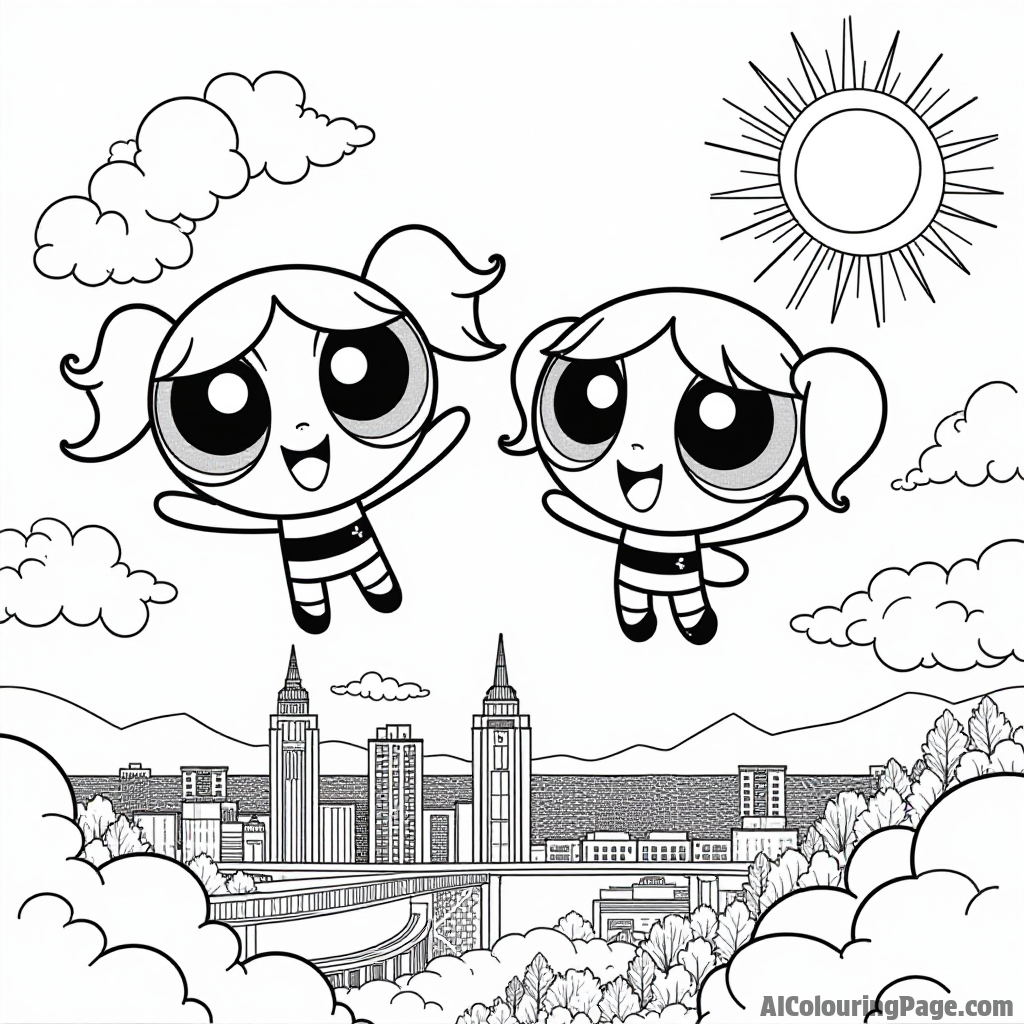 Free Powerpuff Girls Coloring Pages