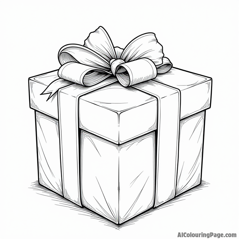 A gift wrapped with ribbons and bows