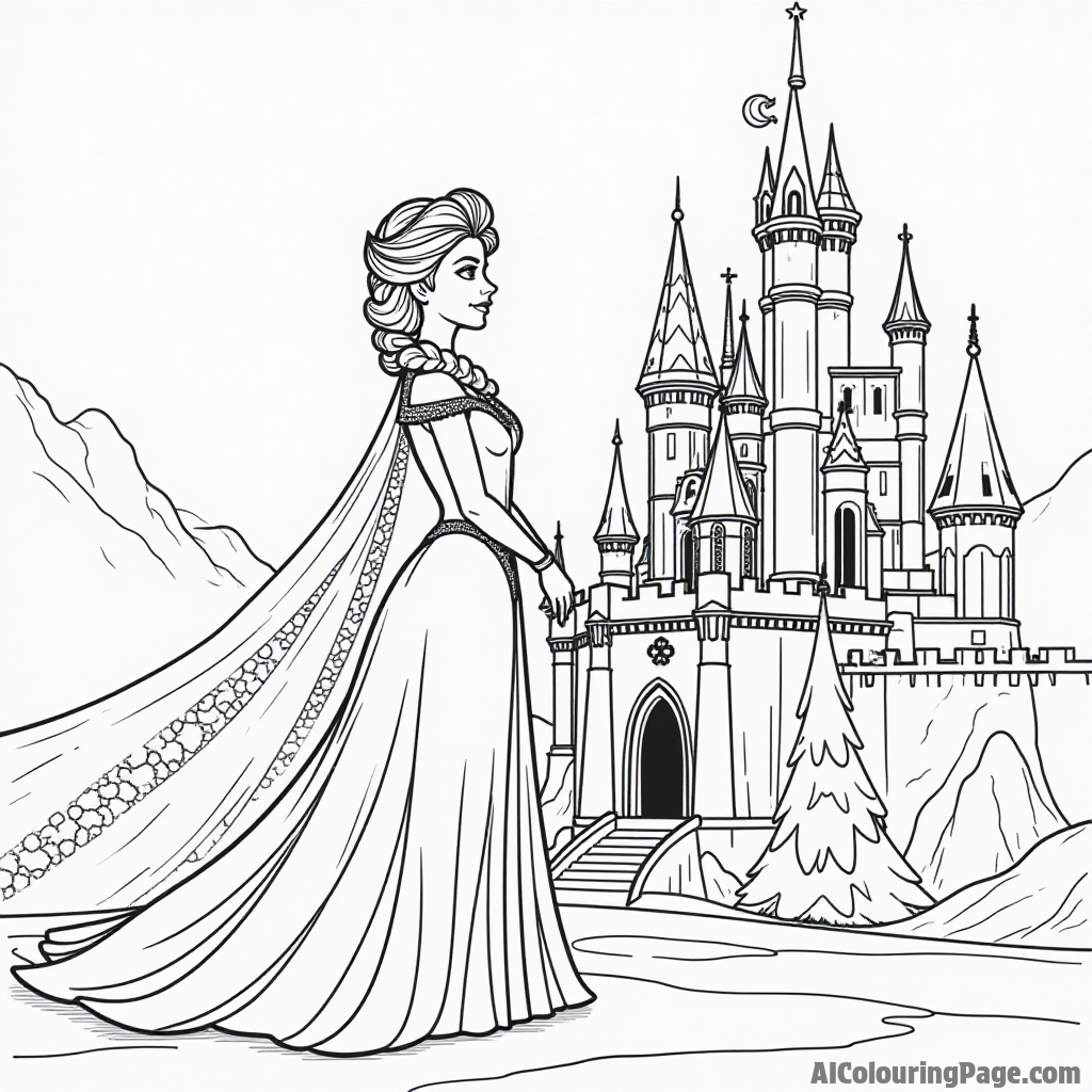 Color Your Way With These Elsa Coloring Pages and Prompts