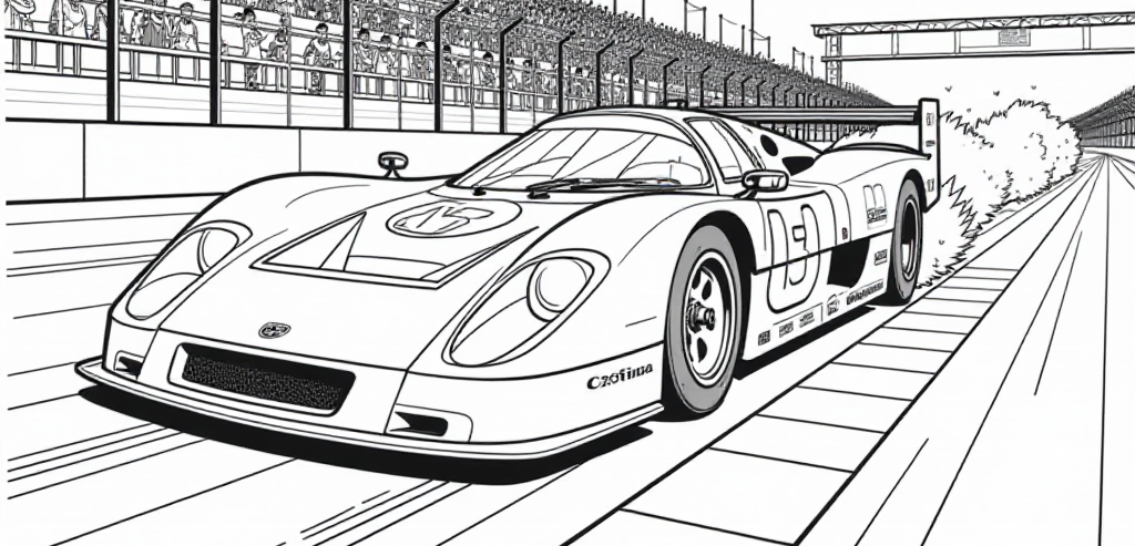 Free Nascar Coloring Pages