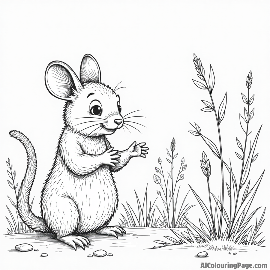 The Dormouse telling a story