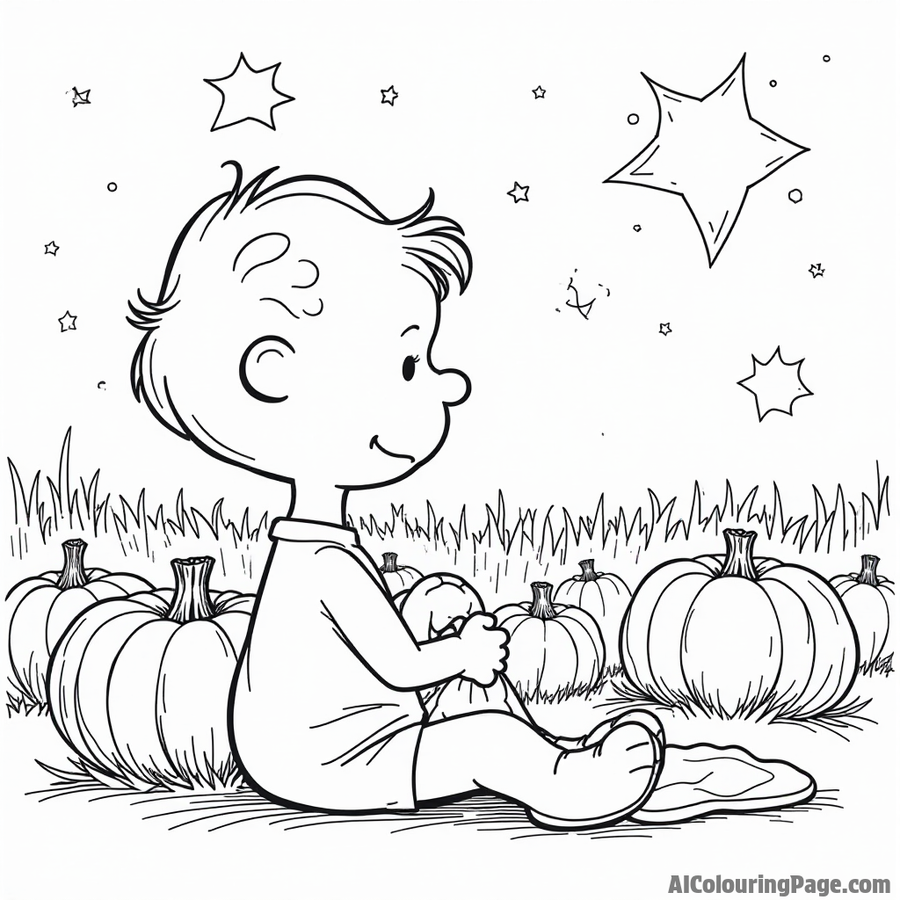 Charley Colour In Free Charlie Brown Coloring Pages - Print in 60 Seconds | AI Colouring Page